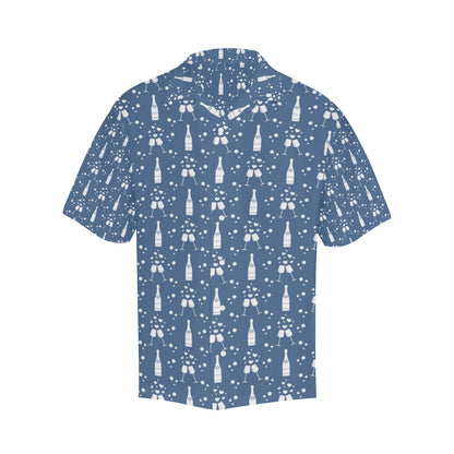 Champagne Pattern Print Design 05 Men's Hawaiian Shirt