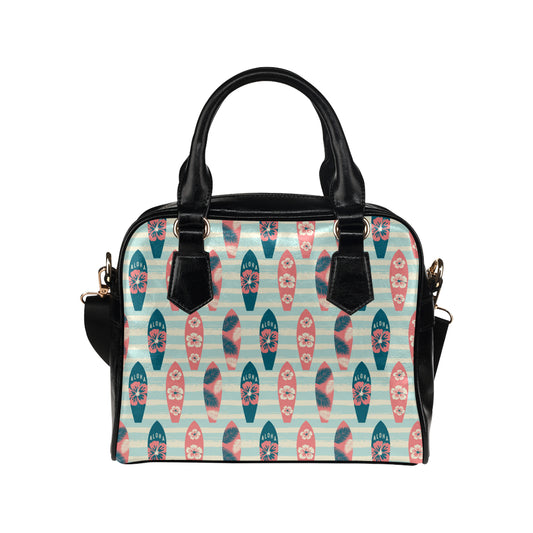 Aloha Hawaii Surfboard Pattern Print Design 02 Shoulder Handbag