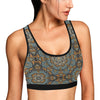 Mandala Pattern Print Design 05 Sports Bra