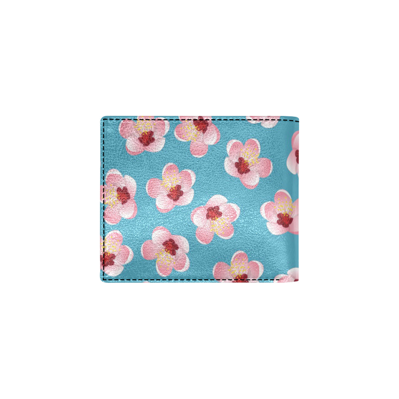 Cherry Blossom Pattern Print Design CB09 Men's ID Card Wallet