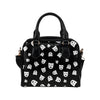 Acting Mask Pattern Print Design 03 Shoulder Handbag