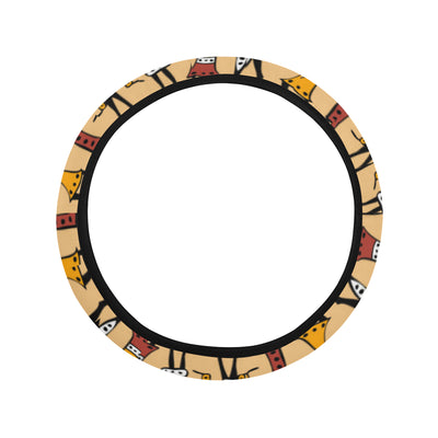 African People Steering Wheel Cover with Elastic Edge