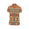 Native Pattern Print Design A01 Men's Short Sleeve Button Up Shirt