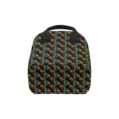 Heliconia Pattern Print Design HL04 Insulated Lunch Bag