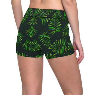 Rainforest Pattern Print Design RF03 Yoga Shorts