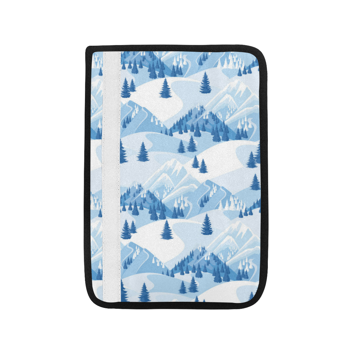 Mountain Pattern Print Design 03 Car Seat Belt Cover