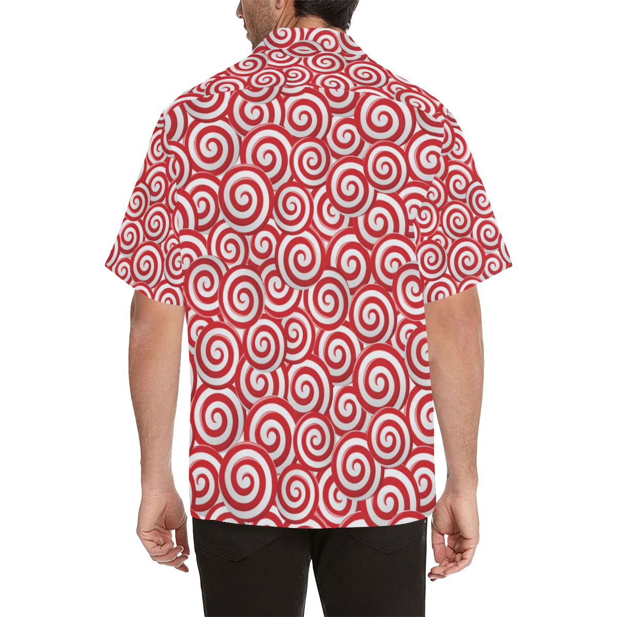 Candy Pattern Print Design 03 Men's Hawaiian Shirt