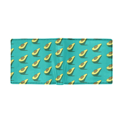 Avocado Pattern Print Design 03 Men's ID Card Wallet