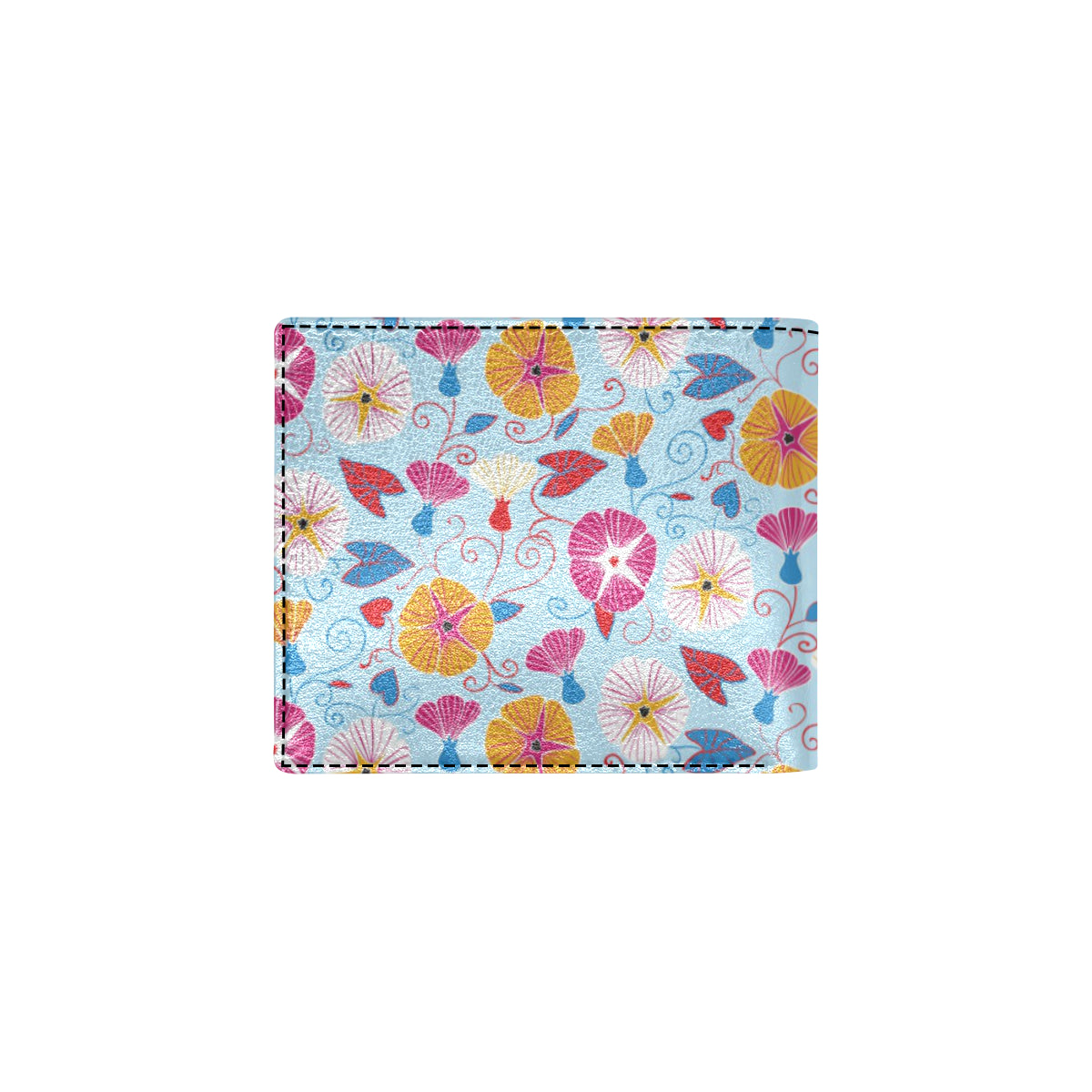 Morning Glory Pattern Print Design MG06 Men's ID Card Wallet