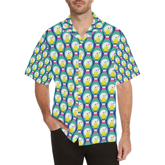 Bowling Pattern Print Design 04 Men's Hawaiian Shirt