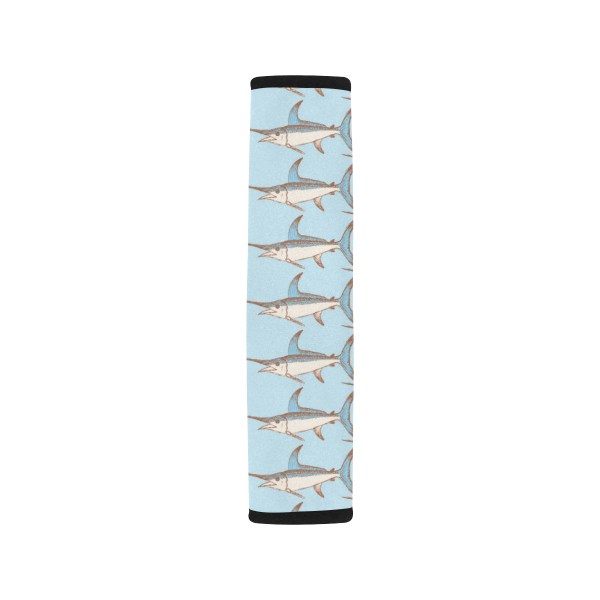 Swordfish Pattern Print Design 01 Car Seat Belt Cover