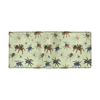 Tarantula Pattern Print Design 02 Men's ID Card Wallet