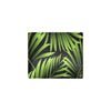 Green Neon Tropical Palm Leaves Men's ID Card Wallet