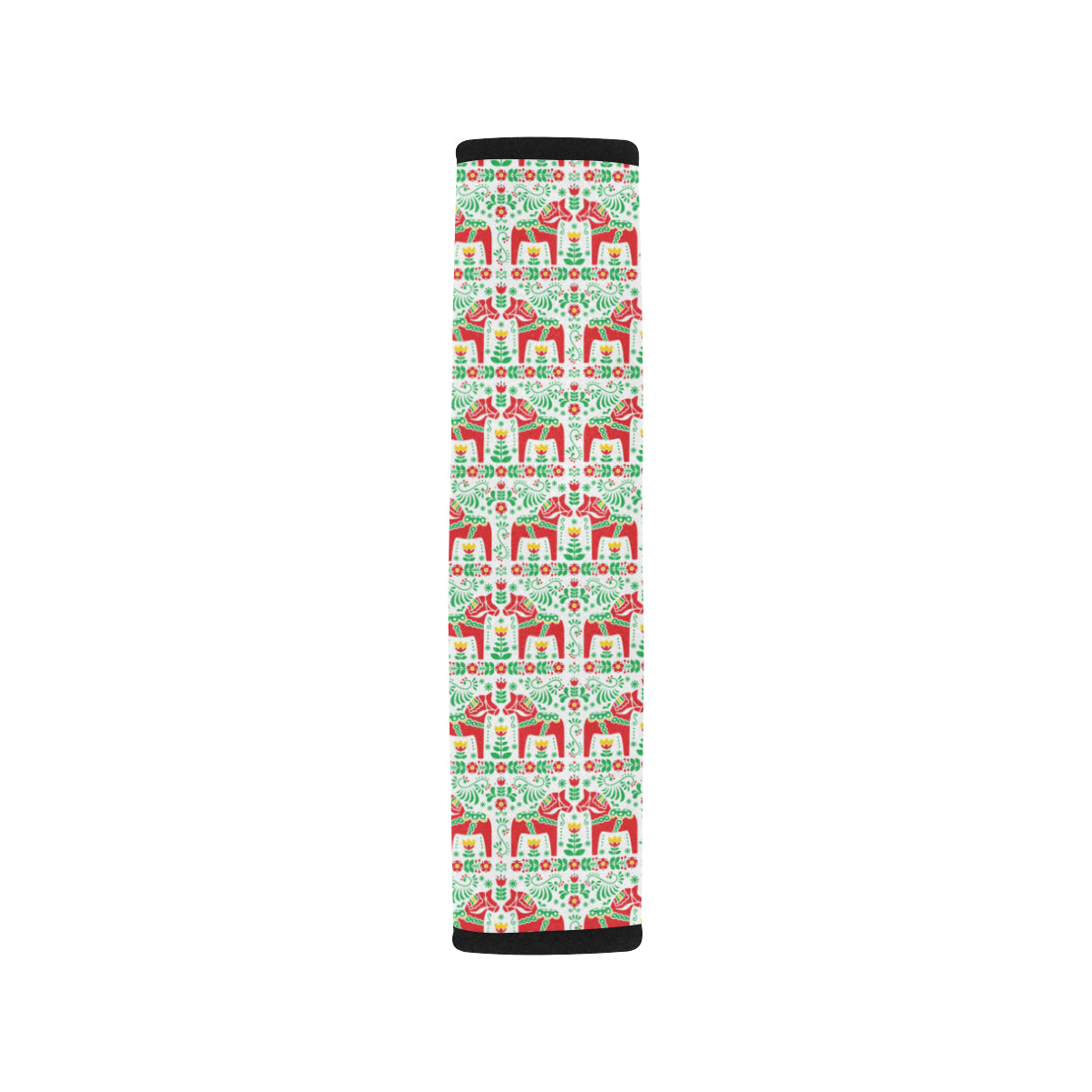 Swedish Dala Style Pattern Car Seat Belt Cover