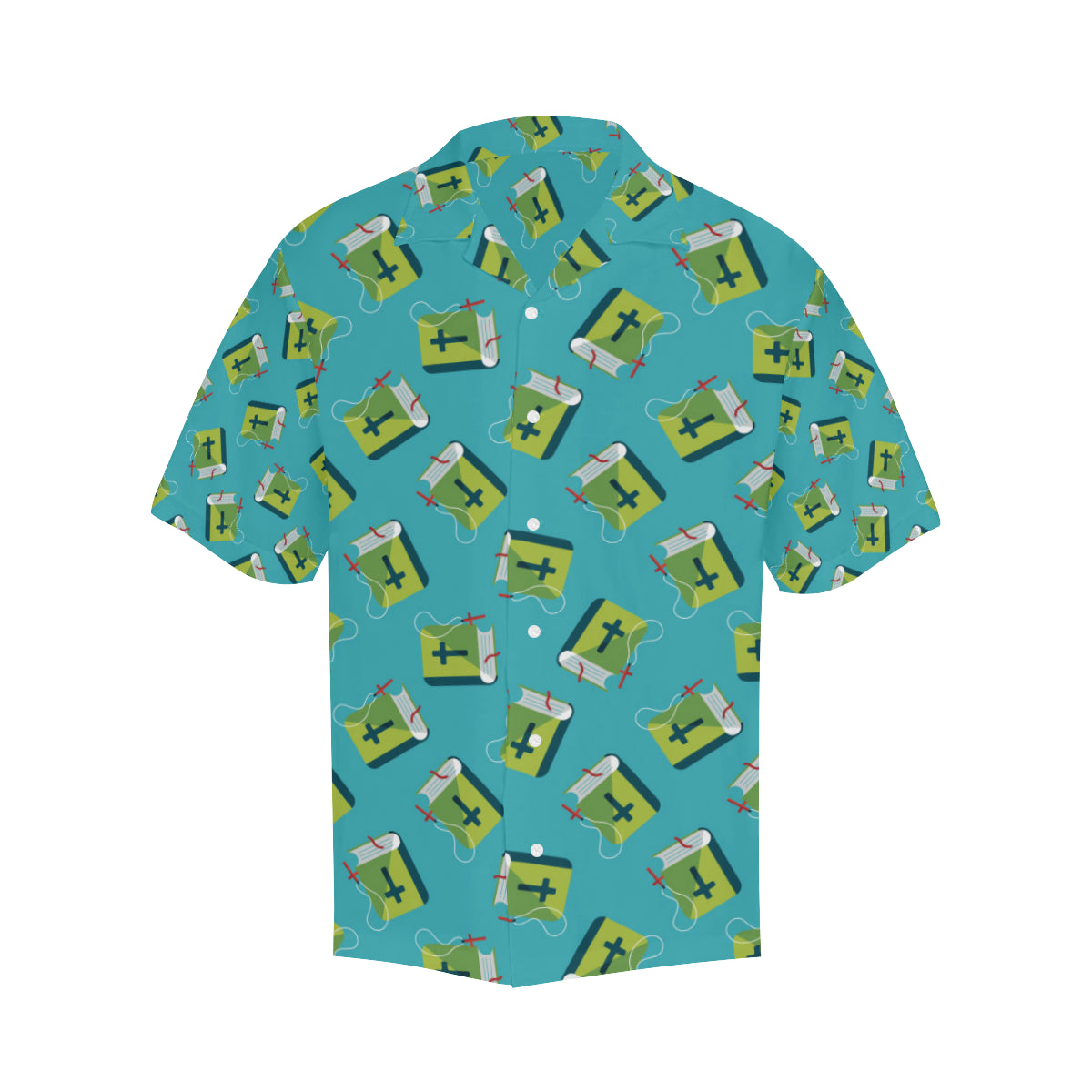 Bible Pattern Print Design 01 Men's Hawaiian Shirt