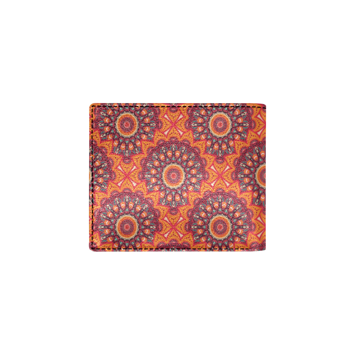 Bohemian Pattern Print Design 04 Men's ID Card Wallet