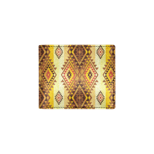 Native Pattern Print Design A09 Men's ID Card Wallet