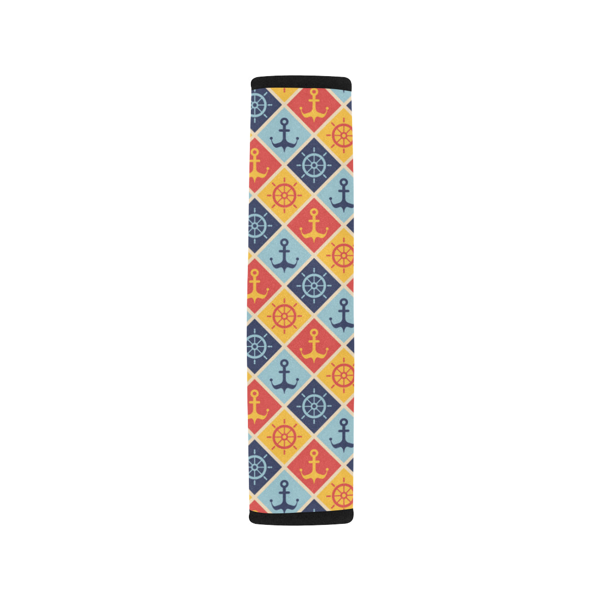 Nautical Pattern Design Themed Print Car Seat Belt Cover