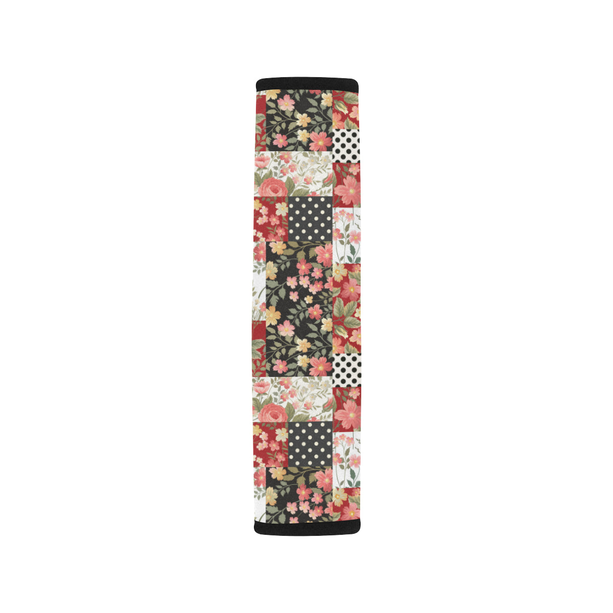 Patchwork Flower Pattern Print Design 03 Car Seat Belt Cover