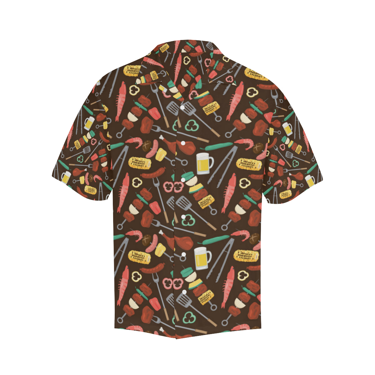 Barbecue Pattern Print Design 05 Men's Hawaiian Shirt