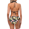 Water Lily Pattern Print Design WL02 Bikini