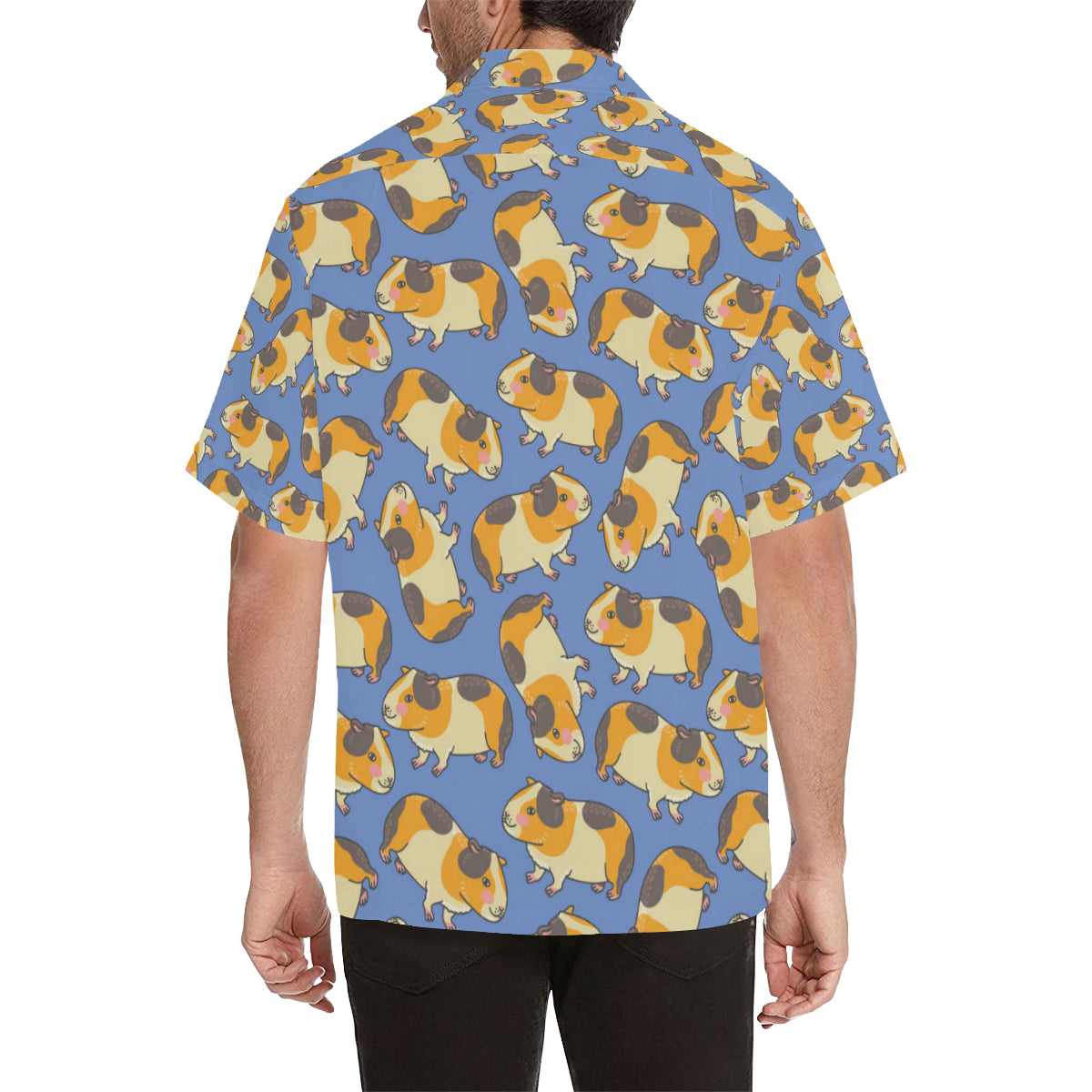 Guinea Pig Pattern Print Design 01 Men's Hawaiian Shirt