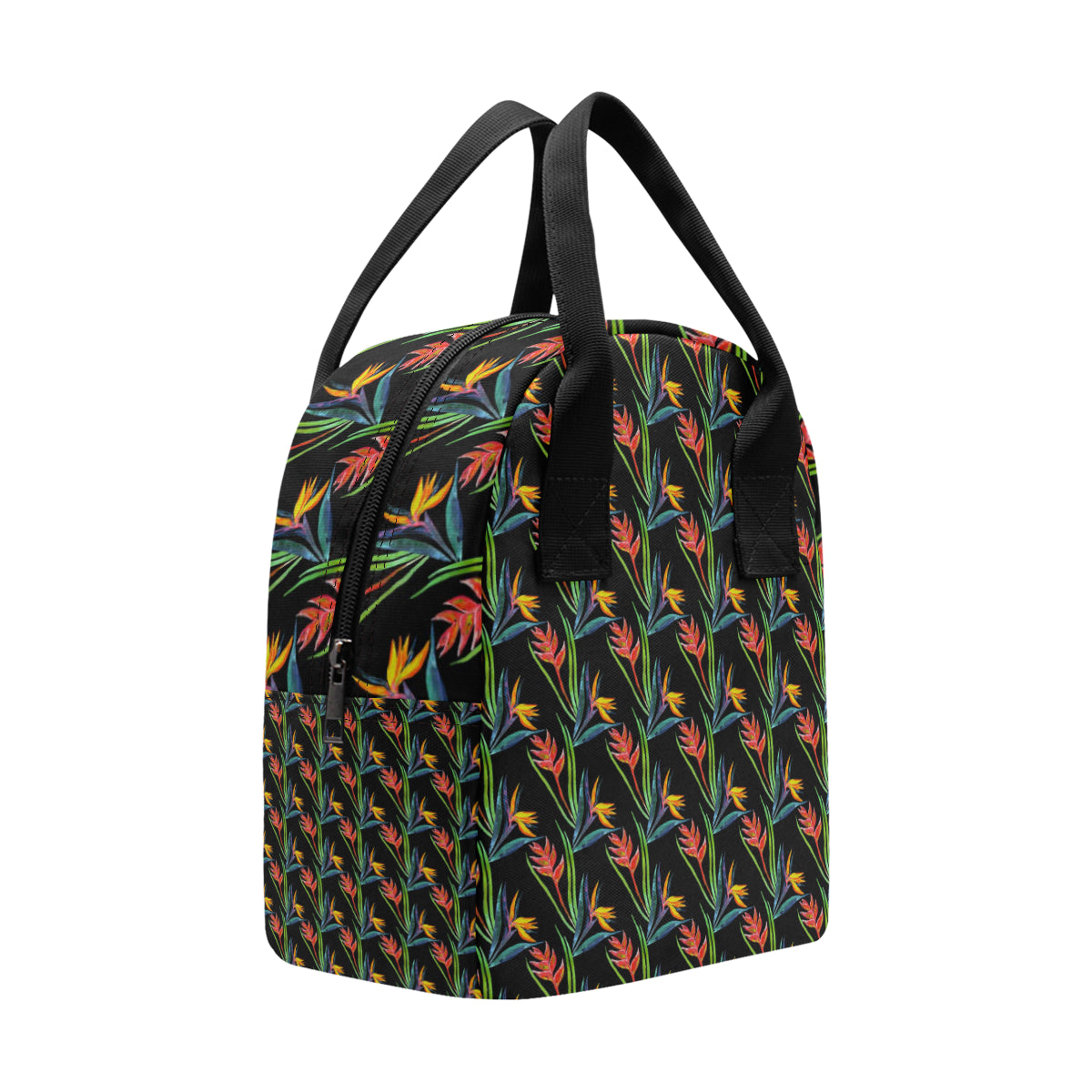 Heliconia Pattern Print Design HL04 Insulated Lunch Bag