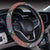 Bohemian Pattern Print Design 05 Steering Wheel Cover with Elastic Edge