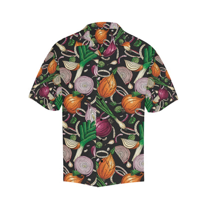Onion Pattern Print Design A03 Men's Hawaiian Shirt