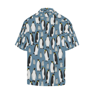 Penguin Pattern Print Design A03 Men's Hawaiian Shirt