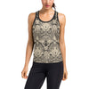 Indian Boho Wolf Women's Racerback Tank Top