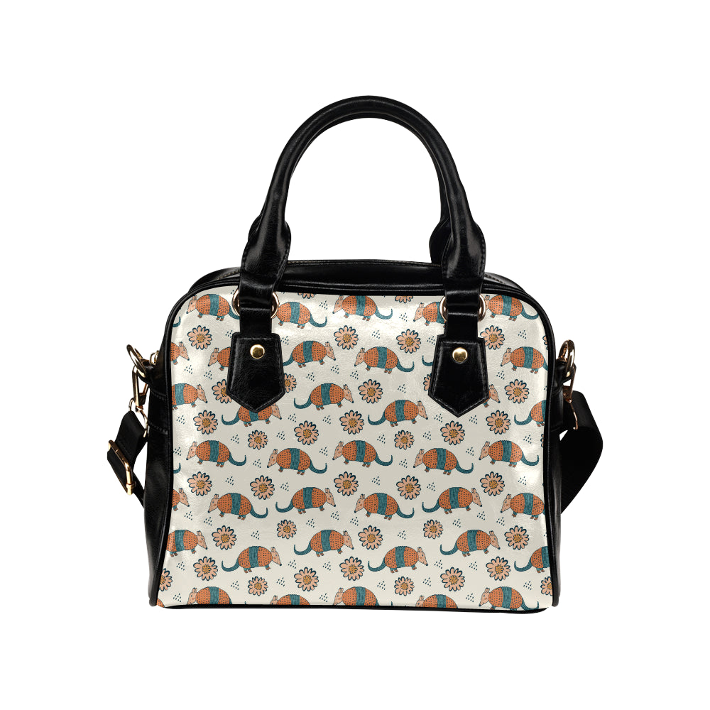Armadillo Pattern Print Design 02 Shoulder Handbag