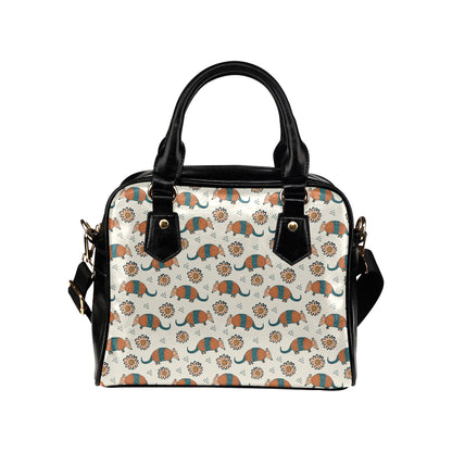 Armadillo Pattern Print Design 02 Shoulder Handbag