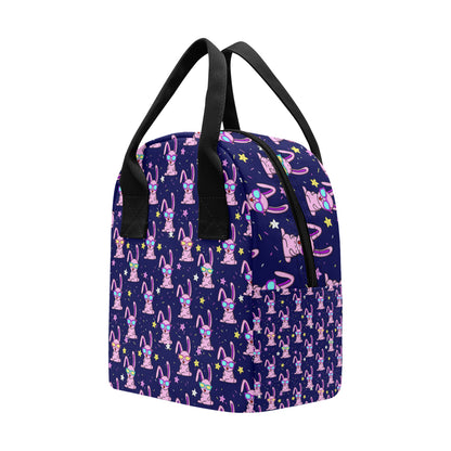 Rabbit Baby Pattern Print Design RB015 Insulated Lunch Bag
