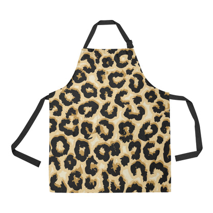 Jaguar Skin Pattern Print Design 02 Apron with Pocket