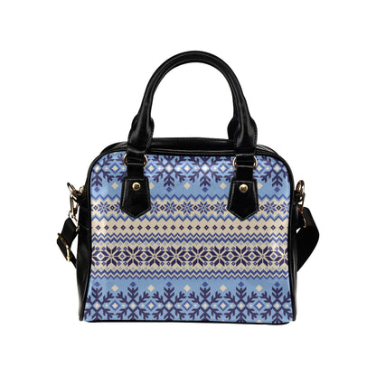 Nordic Pattern Print Design A03 Shoulder Handbag