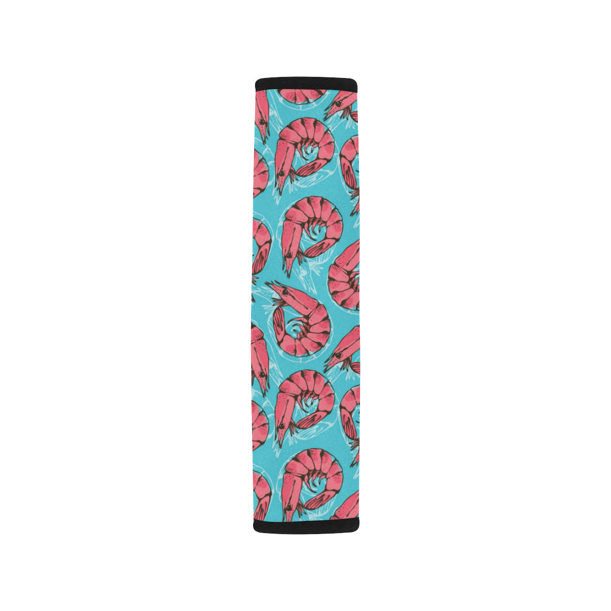 Prawn Pattern Print Design 01 Car Seat Belt Cover