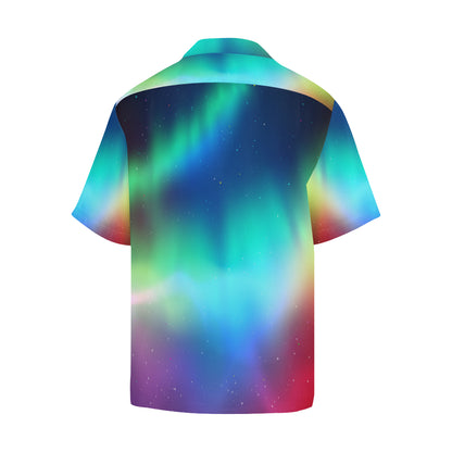 Aurora Borealis Pattern Print Design 02 Men's Hawaiian Shirt