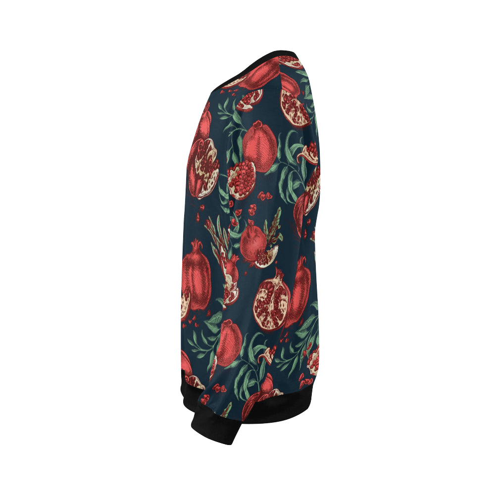 Pomegranate Pattern Print Design PG04 Men Long Sleeve Sweatshirt