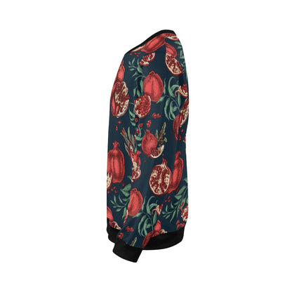 Pomegranate Pattern Print Design PG04 Men Long Sleeve Sweatshirt