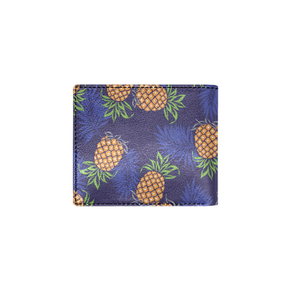 Pineapple Pattern Print Design PP02 Men's ID Card Wallet