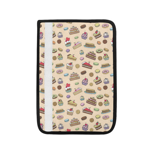 Cake Pattern Print Design 03 Car Seat Belt Cover