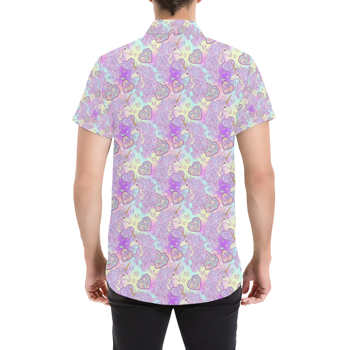 copy Men's Short Sleeve Button Up Shirt