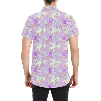 copy Men's Short Sleeve Button Up Shirt