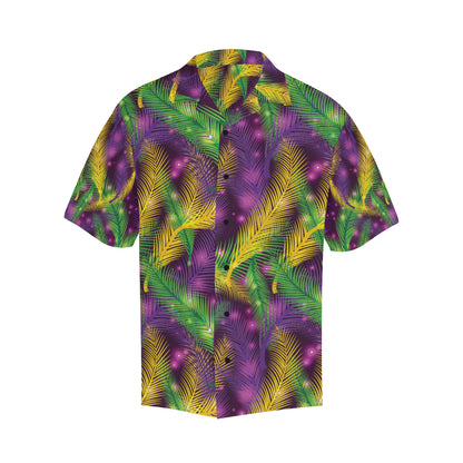 Mardi Gras Pattern Print Design 09 Men's Hawaiian Shirt