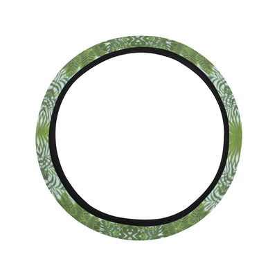 Tiki Wood Island Steering Wheel Cover with Elastic Edge