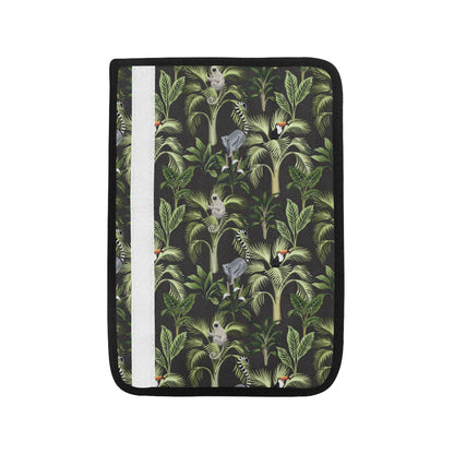 Rainforest Pattern Print Design RF05 Car Seat Belt Cover
