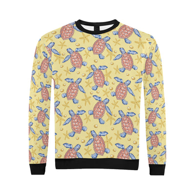 Sea Turtle Pattern Print Design T06 Men Long Sleeve Sweatshirt