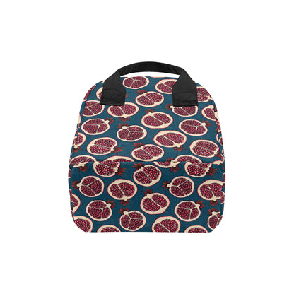 Pomegranate Pattern Print Design PG02 Insulated Lunch Bag