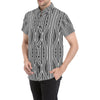 Polynesian Tribal Style Men's Short Sleeve Button Up Shirt